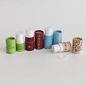 Envase de Tubo de Papel Biodegradable de 10 ml de Diferentes Colores y Buena Calidad para Cosméticos, Envase Retráctil para Bálsamo Labial - Product Image 5