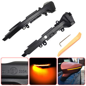 Indicador de luz de señal de giro LED intermitente dinámico para <span class=keywords><strong>Seat</strong></span> Leon MK3 5F 2013-2020, Ibiza MK5 KJ1 2017-2019, <span class=keywords><strong>Arona</strong></span> KJ7 2017-2019 - Product Image 5