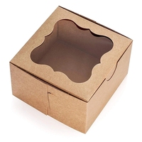 Boîtes à gâteaux rigides de luxe personnalisées |   Carton alimentaire recyclé |   Design carré écologique pour les cadeaux d'anniversaire et de mariage