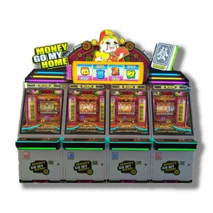 เครื่องเล่นเกม Go My HomePusher Arcade Machine ขอแสดงความยินดีกับการสร้างรายได้มากมายด้วยอุปกรณ์ความบันเทิงแบบอินเทอร์แอคทีฟหลายหน่วยที่มีธีมเกี่ยวกับการสร้างโชคลาภ - Product Image 1