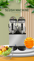 Machine à smoothie / machine à glace pilée / machine à slush de type nouveau, de qualité supérieure, bon marché, à 3 réservoirs, prix de gros 2025