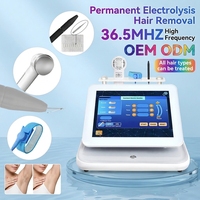 Épilateur Électrolytique 3 Modes pour Visage et Corps – Appareil d'Épilation par Électrolyse pour Poils Bruns, Blancs, Dorés, Gris et Noirs