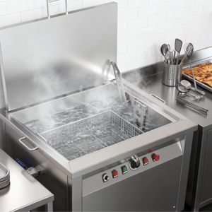 Machine de <span class=keywords><strong>nettoyage</strong></span> ultrasonique industrielle personnalisée Granbo, contrôle de la température, conception en acier inoxydable pour le <span class=keywords><strong>nettoyage</strong></span> des équipements de cuisine - Product Image 1