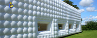 Cube de vente entier facile à gonfler gonflable extérieur avec tente de chapiteau gonflable à éclairage LED