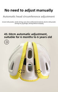 Gorro de Seguridad Anticaídas para Bebés que Aprenden a Caminar, Casco Ajustable y Transpirable de Algodón, Protección para la Cabeza de Niños Pequeños de 0 a 3 Años - Product Image 3