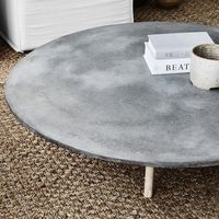 Table à thé en marbre de travertin au Design moderne, colonne de pierre de salon, Base de Table basse en travertin