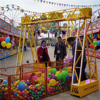 Modèle de grue en fibre de verre pour enfants, adapté à l'intérieur et à l'extérieur, pour les installations de divertissement, les maisons de jeux, les centres commerciaux, les parcs d'aventure