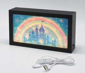 ไฟ LED แบบตั้งโต๊ะหรือสายชาร์จและแบบติดผนังพร้อมสไลด์แบบเปลี่ยนได้รวมถึงสาย USB Type-C สำหรับเด็กผู้หญิง - Product Image 1