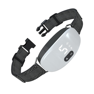 <span class=keywords><strong>Collar</strong></span> sin ladridos <span class=keywords><strong>Collar</strong></span> eléctrico sin golpes Control de ladridos para perros <span class=keywords><strong>Collar</strong></span> antiladridos de doble vibración activado por voz recargable - Product Image 1