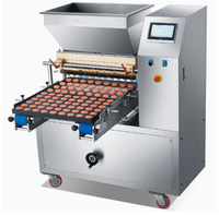 Machine industrielle de dépose de pâte à gâteau et de remplissage de cupcakes en acier inoxydable 304, ligne de production de pâtisserie