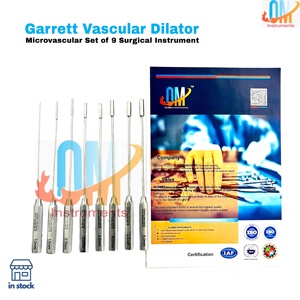 ชุดขยายหลอดเลือดขนาดเล็ก Garrett แบบแมนนวล ทำจากเหล็กกล้าไร้สนิมคุณภาพสูง 8 ชิ้น ได้รับการรับรองมาตรฐาน CE ISO ใช้ซ้ำได้ ระดับ Class I - Product Image 2