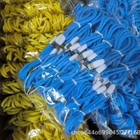 Grosir disesuaikan kabel Data ultra-cepat warna cairan silikon ponsel kabel pengisi daya tebal anti-kerusakan PVC tipe-c