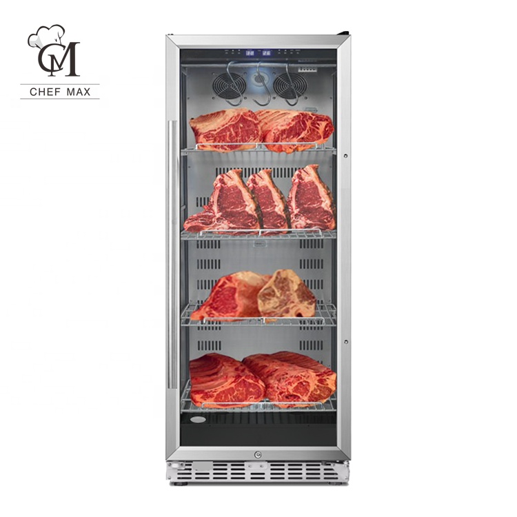 Chefmax-nevera para repostería, ahorro de energía, para carne, carne de vaca envejecida, armario de carne, edad seca