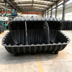 <span class=keywords><strong>Grand</strong></span> réservoir septique PE à trois compartiments pour le traitement des eaux usées des toilettes industrielles et résidentielles, réservoir septique souterrain de grande taille - Product Image 2