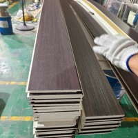 Panneaux et planches décoratifs en PVC WPC de couleur et de taille personnalisées avec solution complète pour les projets