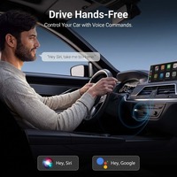Adaptor Mobil Nirkabel Universal Mini CarPlay Android Auto Bluetooth 5.0 5.8GHz Wi-Fi-Compact Aksesori Kendaraan (Garansi 1 Tahun)