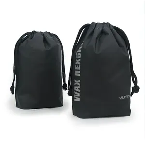 Mini mochila esportiva de cordão de poliéster, saco de cordão eco para compras - Product Image 1