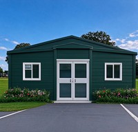 Mini-maisons portables prêtes à être expédiées, maison préfabriquée de luxe à 2 chambres en conteneur, abri modulaire pour logement d'appoint, café, bureau