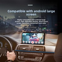 Kamera dasbor mobil USB dual-record dengan streaming media, dilengkapi detektor anjing elektronik, layar Android besar, kamera mundur definisi tinggi