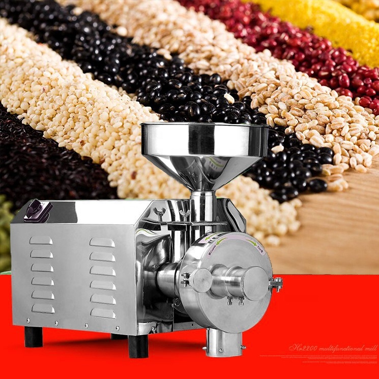 high quality dry flour mill corn grinding mill machine food pulverizer electric pepper and salt grinder powder