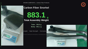 <span class=keywords><strong>Precio</strong></span> Directo de Fábrica: Snorkel de Admisión de Aire de Fibra de Carbono con Pulido Espejo de Alto Brillo para Campistas - Product Image 4