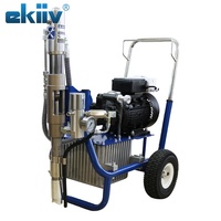 EKIIV 220V/240V/50Hz 4000W 22Mpa Teknologi Jerman Alat Semprot Cat Airless Tugas Berat 12LPM Alat Semprot Plester Dinding Kering Airless