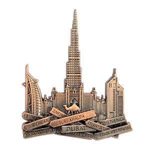 Imán de Refrigerador de Metal Esmaltado Retro, Personalizado, con Paisaje 3D, para Regalos y Recuerdos - Product Image 5