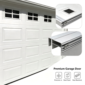 Porte de garage en acier blanc, porte à enroulement, surface lisse, installation facile pour garage de villa - Product Image 4