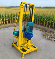 YIJINCHENG Petite Foreuse Portable 80m Entièrement Automatique Télescopique 380V/220V pour Puits d'Eau, Machine de Forage de Puits, Ferme et Jardin