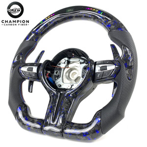 Для BMW F20 F21 F22 F30 F31 F32 F33 F34 F36 M2 M3 M4 M Sport 2021 2022 2023 светодиодная кованая лопатка рулевого колеса переключения передач из углеродного волокна - Product Image 2