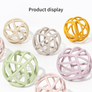 Giocattolo Massaggiagengive in Silicone Fubon con Design Traforato per Neonati e Bambini, Pallina per Alleviare il Dolore da Dentizione - Product Image 3