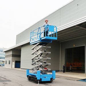 स्व-चालित ट्रैक लिफ्ट मोबाइल हाइड्रोलिक इलेक्ट्रिक मचान कार्य क्रॉलर लिफ्टिंग प्लेटफॉर्म के लिए इंजन मोटर के साथ - Product Image 6