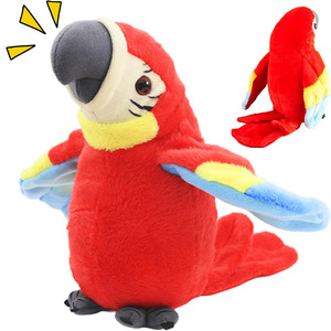 Juguete de Loro Parlante B947, Peluche Interactivo que Repite <span class=keywords><strong>lo</strong></span> que Dices, Juguete Electrónico de Pájaro, Animal de Peluche que Repite la Voz - Product Image 3