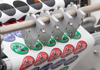 Máquina de laminación de alimentación automática y trazador digital, rollo a hoja, etiqueta adhesiva, cortador de troquel de beso