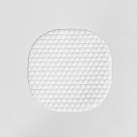 Tampon tonifiant semi-gel coloré bleu, concept rafraîchissant semi-gel, matière première sèche en tissu non tissé