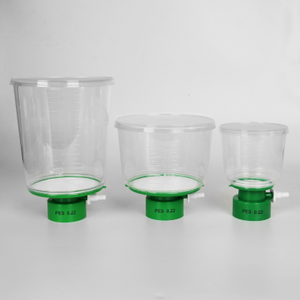 प्रयोगशाला प्लास्टिक वैक्यूम निस्पंदन बोतल फिल्टर 250 एमएल 500 एमएल 1000 पीड/एमस/pvdf/नायलॉन/ptfe 0.22 म और 0.45um पोर आकार - Product Image 2