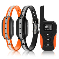 3300FT Wasserdichtes Stop Barking LCD-Display Fernbedienung Wiederauf lad bares elektronisches Hunde trainings halsband