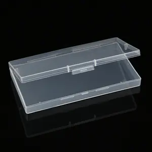 10pcs Clear Lidded Small Plastic Box For Trifles Parts Tools