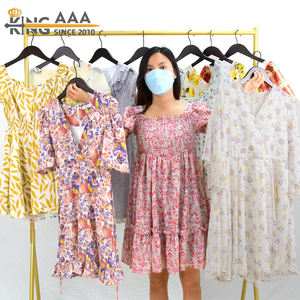 <span class=keywords><strong>KINGA</strong></span> Lot de robes en coton mi-longues mélangées pour femmes, de seconde main, qualité A, propres, pour l'été - Product Image 2