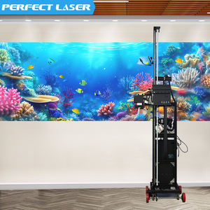 Mesin Printer cetak dinding vertikal UV 3D kecil multifungsi untuk iklan dinding dalam ruangan luar ruangan kaca kayu keramik - Product Image 2