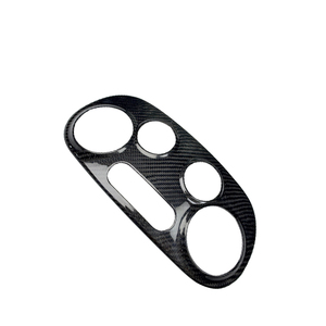 Panel de Control de Aire Acondicionado de Fibra de Carbono Real para <span class=keywords><strong>Fiat</strong></span> <span class=keywords><strong>Abarth</strong></span> <span class=keywords><strong>500</strong></span> 2007-2015, Accesorios Interiores - Product Image 5