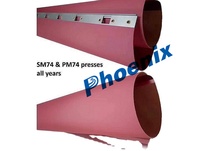 Veste cylindre de transfert PM74, 750x550x0.35mm, avec feuille de Protection et carreaux pour housse housse hearid SM74, PM74