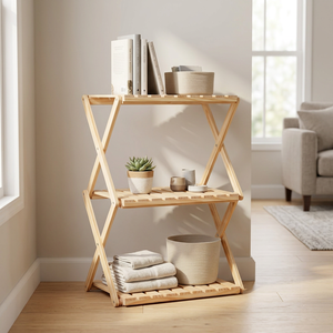 Étagère à chaussures et rangement en bois Radiata – Organiseur à 2/3/4 niveaux pour chaussures, vêtements et articles ménagers - Product Image 6