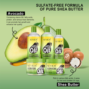 Ensembles de soins capillaires masque capillaire personnalisé en gros shampooing crème avocat produits de soin des <span class=keywords><strong>cheveux</strong></span> <span class=keywords><strong>afro</strong></span> bouclés - Product Image 6