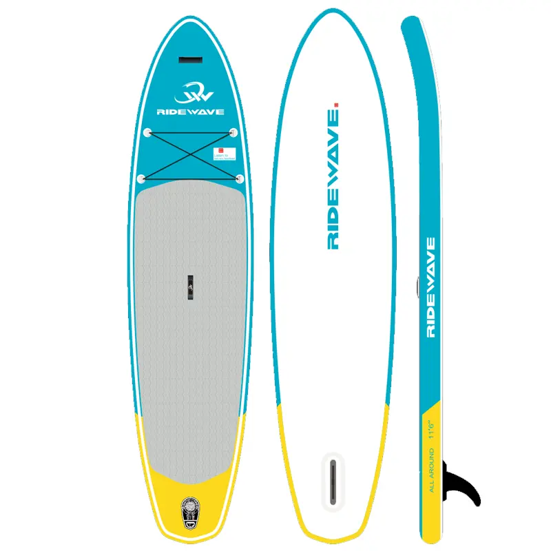 Ridewave tùy chỉnh Cung cấp nhà máy bán buôn nước Inflatable sup standup Paddle Board Sub Board Surf ván lướt sóng