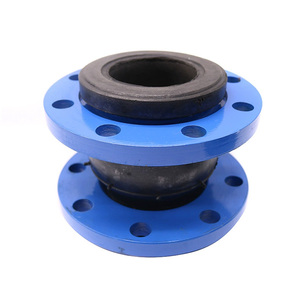 Chine Fabrication Bride Connecteur Souple Amortisseur Joints <span class=keywords><strong>De</strong></span> Dilatation En Caoutchouc Double Boule <span class=keywords><strong>Soufflet</strong></span> Flexible Connect - Product Image 4