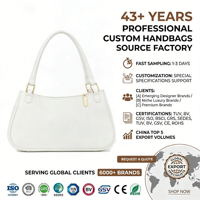 Luxuriöse Maßanfertigung Damenhandtasche Wasserdichte Vintage-Damenhandtasche mit Griff im Minimalistischen Design