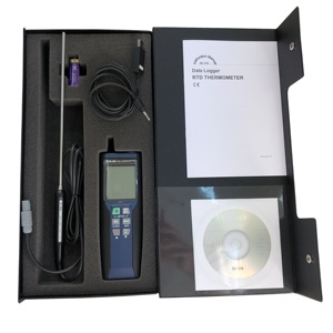 Registrador de Temperatura USB de Plástico TECPEL DTM-386 de Calidad con Sonda PT100 -100C 400C Precisión del 0.05% 0.01C - Product Image 4