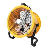 Ventilateur axial industriel à 3 vitesses réglables, grand volume d'air pour la ventilation et le refroidissement des entrepôts, ateliers et garages