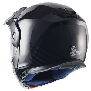 Personnalisé double visière point noir <span class=keywords><strong>moto</strong></span> <span class=keywords><strong>casque</strong></span> rabattable - Product Image 3
